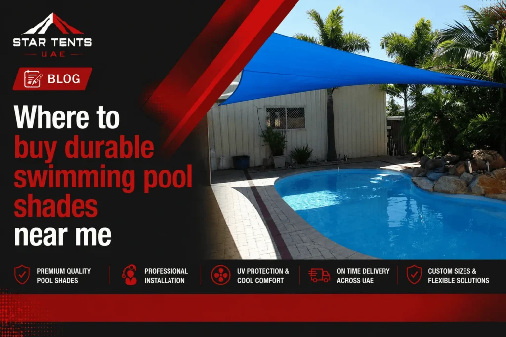 Durable Swimming Pool Shades Near Me - Star Tents