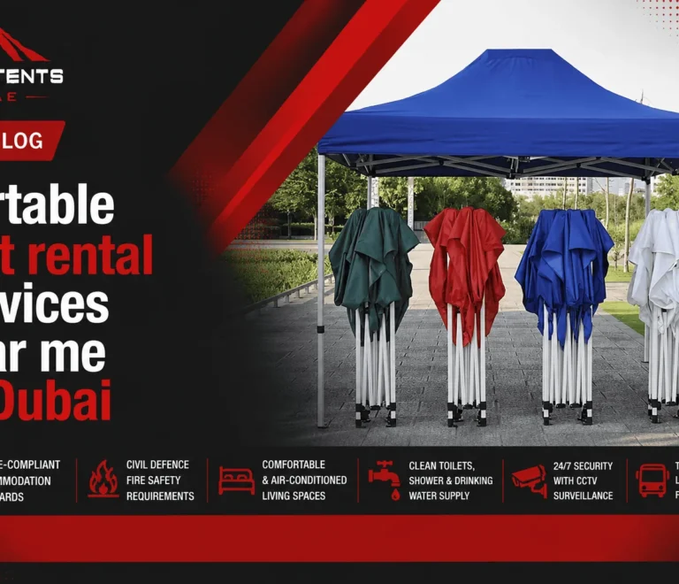 Portable Tent Rental Services in Dubai - Star Tents
